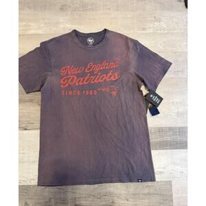 New England Patriots Shirt Mens Medium Blue NFL Football Since 1960 Tee 47 Brand